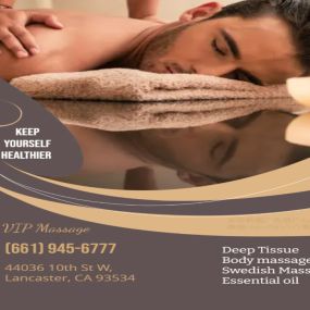 Our traditional full body massage in Lancaster, CA
includes a combination of different massage therapies like 
Swedish Massage, Deep Tissue, Sports Massage, Hot Oil Massage
at reasonable prices.