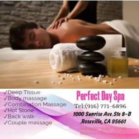 A hot stone massage is a type of massage therapy. It’s used to help you relax and ease tense muscles and damaged soft tissues throughout your body.