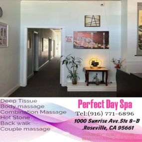 Massage is becoming more popular as people now understand the 
benefits of a regular massage session to their health and well-being.
Here at Perfect Day Spa & Massage we love being a part of helping 
taking part in peoples wellness and a better life.