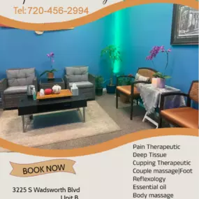 Our traditional full body massage in Lakewood, CO
includes a combination of different massage therapies like 
Swedish Massage, Deep Tissue, Sports Massage, Hot Oil Massage
at reasonable prices.