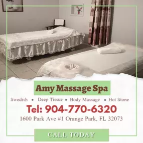 What better way to give that gift than share that gift in our inviting Couples Massage Rooms.  
It's what you have come to expect from Massage but in a larger room, with 2 of our Signature Tables 
with 2 Therapists?one working on each of you.  
Our Therapists will work on each individual person to accommodate their specific needs 
and will orchestrate your Couples experience to ensure you are both relaxed and rejuvenated.