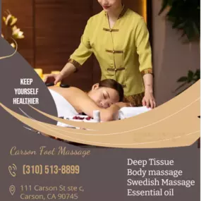 A hot stone massage is a type of massage therapy. It’s used to help you relax and ease tense muscles 
and damaged soft tissues throughout your body.