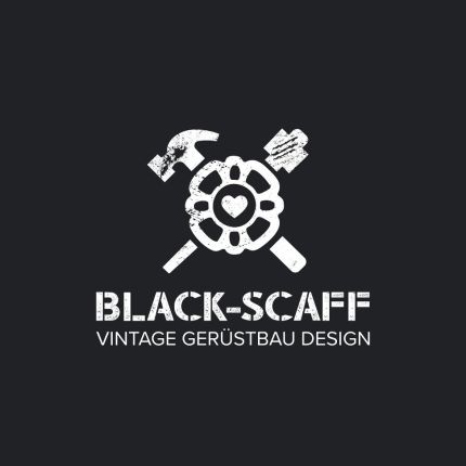 Logotipo de BLACK-SCAFF vintage Gerüstbau design