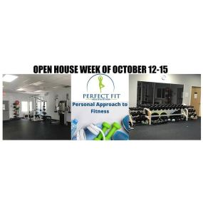 Join us during our Open House week to learn more about what Perfect Fit Health and Fitness has to offer. Meet the owner, fitness coach and group fitness instructor, and meet our personal trainers. Join our live fitness classes throughout the week! You can join us online or in our studio.