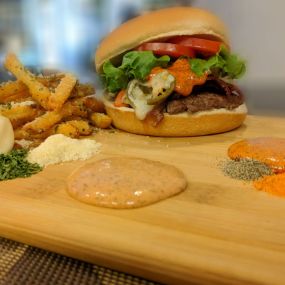 Fresh and Never Frozen Burgers in Bayfield Drive Through