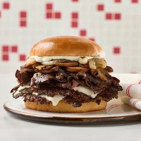 Prime rib steakburger