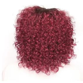 maroon wig