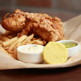 Proper Fish & Chips at O'Toole's Way.