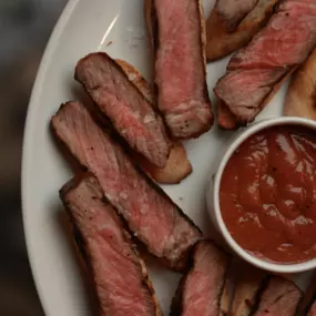 Steak on toast at O'Toole's Way.