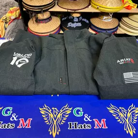 Embroidered uniforms