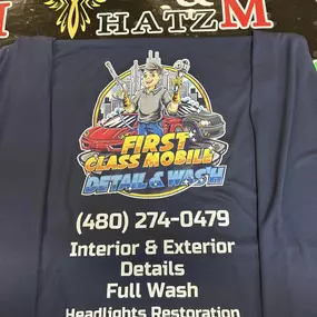 shirt with company logo