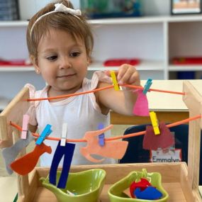 Hands on Montessori learning!