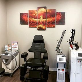 Tattoo Removal Laser Treatment Room