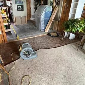 Webster WI Basement Water Removal.