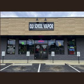 Store front of Old Schoo Vapor