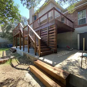 Custom ground-up deck build to replace existing deck.