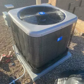 New A/C condenser unit