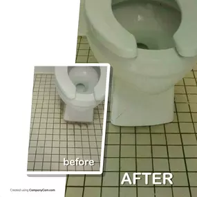 Bathroom tile floor after professional grout cleaning Silver Spring Maryland