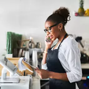 Employee works electronic register while on call