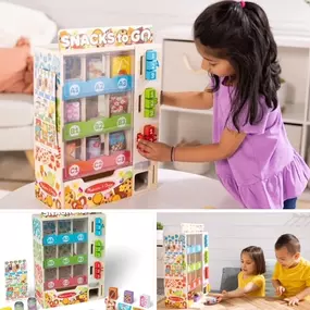 Who doesn't like Snack Time?
Satisfy hungry imaginations with the push of a button!