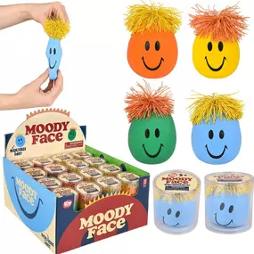 3 MOODY FACE BALL