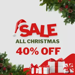 That pillow you have had your eye on... 40% OFF. Ornaments? 40% OFF. All Christmas 40% OFF starting today, in store only. ????❤️