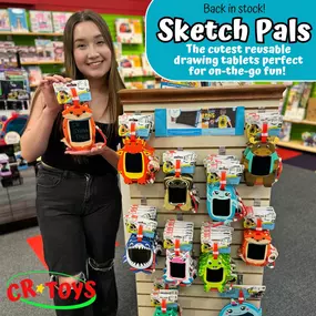 ⭐????⭐Sketch Pals are back in stock at CR Toys, and they're cuter than ever! Addie just can't get enough of the Felix the Fox Sketch Pal—it's perfect for keeping kids entertained on the go. With a stylus that attaches on either side and a quick erase button, doodling and games have never been easier. Clip it to a backpack, lunchbox, or anything else for endless creative fun!⭐????⭐