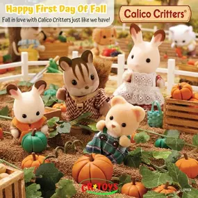 ⭐????⭐ Happy first day of fall! Now is the time to FALL in love with our Calico Critter collection, just like we have! We just got in so many new cute houses and adorable critters just in time for this holiday season. Stop in and check them out!⭐