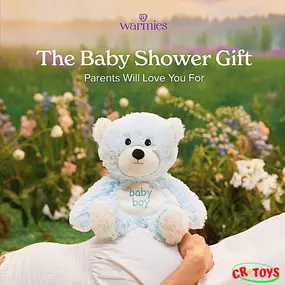 ⭐️????⭐️Warmies are the perfect gift for baby showers! These new baby boy and baby girl bears are here to make the decision as simple as can be!⭐️????⭐️