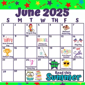 ⭐????⭐CR Toys June 2025 Calendar!⭐????⭐