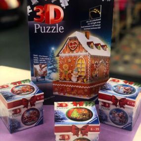 Deck the halls with these new 3D puzzles... fa la la la la la la la la