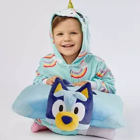 Retro is trending this year are the Toy Box - It's a Pillow! It's a Pet! It's a Pillow Pet! YES! They are back and we got Bluey! Order this one for your little Bluey lover before they are all gone!