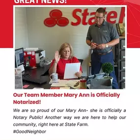 Like a good neighbor- we are always here to help!