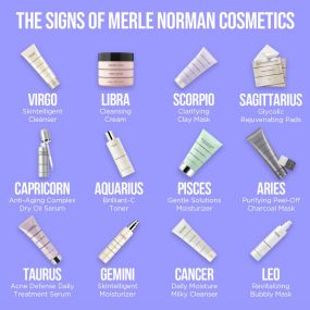 Do you see your fave skincare listed? Tell us which sign you are!