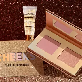 Create a rosy winter cheek and warm radiant glow with this limited-edition cheek color duo. Our Charming Cheeks palette comes with a complimentary trial-sized 24K Gold Firming Foundation Primer!✨ Don’t miss out on this radiant beauty must-have available now at Merle Norman Olney.❄️