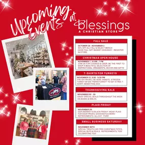 Blessings, A Christian Store Upcoming Events