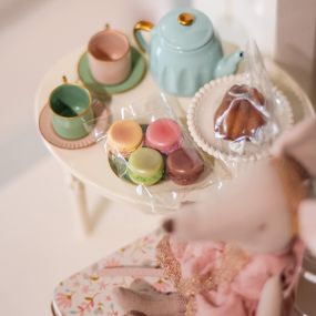 Today feels like the perfect day to cozy up with a tiny mouse tea party!