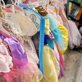 Do you have kiddos at home that aren’t quite old enough for school yet!?

Consider stopping by and stocking up on dress up and pretend items!! We have so many fun costumes and play items to fuel their little imagination!!