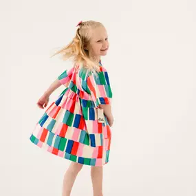 There’s an unspoken law: if a little girl gets a new dress, she must twirl. Dancing is just part of the magic ????