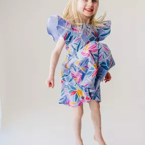 There’s an unspoken law: if a little girl gets a new dress, she must twirl. Dancing is just part of the magic ????