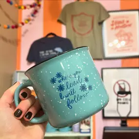 Meet Me In Stars Hollow, won’t ya?! Join us NEXT Saturday to celebrate your favorite show (and mine) in #annarbor at Rock Paper Scissors ! We have so much fun new merch- here’s a sneak peek of a few of my favorite mugs- including a cameo from Bernie Roundbottom, himself ????❤️☕️????