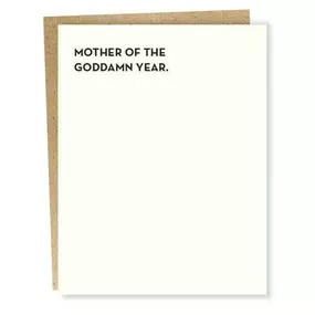 Mother Of The Year Card