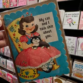 We’re obsessing with these insult cards from  @badbettygreetingco . Truly any reason is a reason to send a card ????????????
