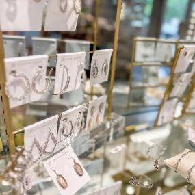 Did you know we have a case full of stunning high end jewelry in our store!? If you’re looking for something a little *extra* special stop on by and take a look! We also can gift wrap your items for you upon request!
