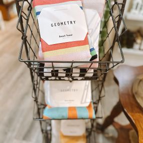 It’s #touchetuesday and all @geometry.house is $5 off today!!! We have Luxe Bath Towels, Beach Towels, Beach Blankets, Napkins, Tea Towels and more!