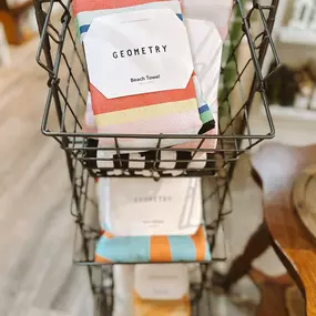 It’s #touchetuesday and all @geometry.house is $5 off today!!! We have Luxe Bath Towels, Beach Towels, Beach Blankets, Napkins, Tea Towels and more!