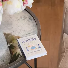 The little book of Hygge! 
It’s no secret we love coffee table books… but we also, and probably most importantly, love books that help you personally! 
Enter this small but mighty book! 
Embrace Hygge (pronounced hoo-ga) and become happier with this definitive guide to the Danish philosophy of comfort, togetherness, and well-being.