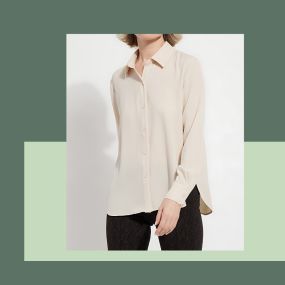 The Lysse Parker Button Down is the dressy alternative to your everyday button-down! Featuring a crepe-like fabric, this soft and silky top is the elegant piece your wardrobe needs????????