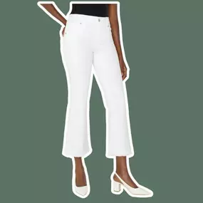 Your day just got a little ✨brighter✨ Shop our Liverpool Embroidered Gia Crop Flare for your next Spring staple!