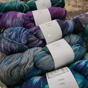 New shipment from Frabjous Fibers has arrived. You have to see these in person. #squishymail